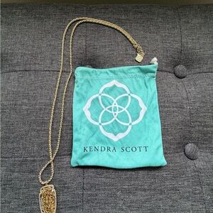 Kendra Scott Gold Accent Long Pendant Necklace